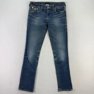 True Religion Julie Jeans Denim Blue Wash Girls Size 10 - Picture 1 of 11