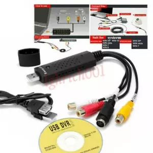 Videokassetten VHS auf DVD Konvertieren Digitalisieren USB Adapter f. PC Laptop - Bild 1 von 10