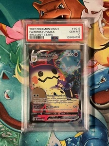 2022 Pokémon Sword & Shield Brilliant Stars TG17 Mimikyu VMAX Full Art PSA 10 - Picture 1 of 4