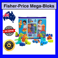 Fisher-Price Mega Bloks Bigger Building Bag Playset 150pcs Construction Toys Kid