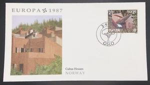 Norway, EUROPA 1987 - European Modern Architecture Set FDC - Picture 1 of 2