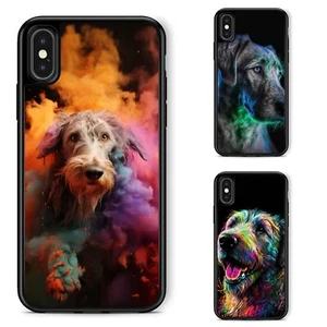 For Apple iPhone 12 13 14 15 16 Pro Max Irish wolfhound magical Rubber Case - Picture 1 of 25