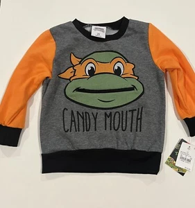 Ninja Turtles “Candy Mouth” Sweatshirt Size 2T - Picture 1 of 5