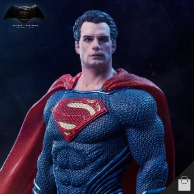Iron Studios Superman Statue Figure Batman Vs Superman V Man of Steel BVS 1:10 - Image 1 of 4