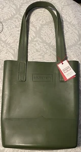 Hunter for Target Green Rubber Tote Bag Olive Tree NWT - Picture 1 of 7