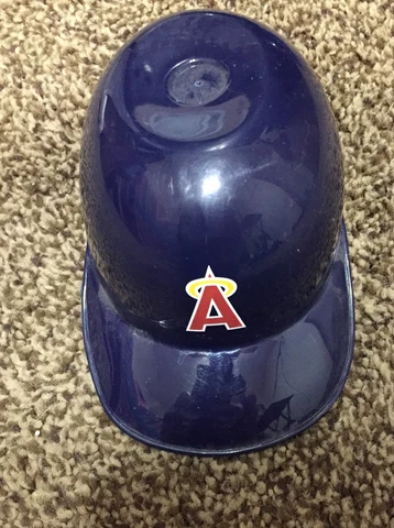 CALIFORNIA ANGELS MINI BASEBALL HELMET VINTAGE LRICH GREAT SHAPE Cover