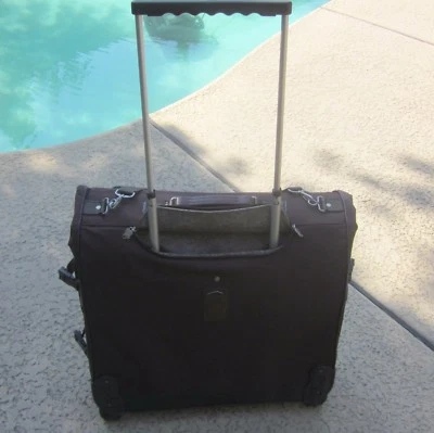 Skyway Grande Marrón Colgante Equipaje Ropa Rodante Traje Bolsa de Viaje Mango Foto 1 de 4