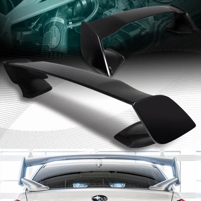 ALERÓN TRASERO ABS NEGRO IMPRIMACIÓN ESTILO OE AJUSTE 15-21 SUBARU WRX STI 4-DR Foto 1 de 3