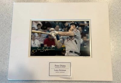 Houston Astros Лэнс Беркман подлинный автограф на матовой цветной фотографии - Изображение 1 из 3