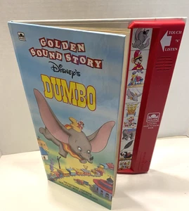 Libro de cuentos vintage 1993 Disney Dumbo Golden Sound funciona con baterías nuevas - Imagen 1 de 6