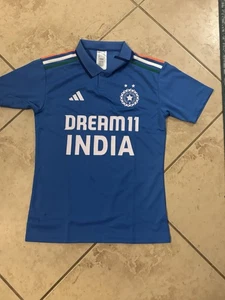 Adidas India Cricket World Cup maglia blu MEDIA - Foto 1 di 4