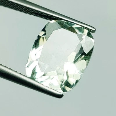 3.51 Ct Natural Green Amethyst High Luster CushionCut - 8031 - Image 1 of 2