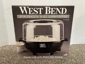 Palomitas eléctricas West Bend Stir Crazy 8 cuartos 82308 - ¡NUEVO! ¡ENVÍO GRATUITO! - Imagen 1 de 2