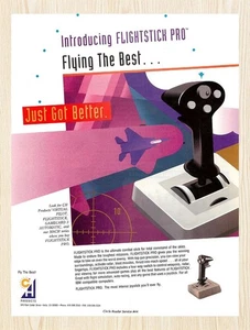 1994 CH Products Flightstick Pro For IBM Original Advertisement v3 - Picture 1 of 1