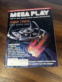 Mega Play Sega Video Game Magazine Star Trek Deep Space Nine Vol 5 No 6