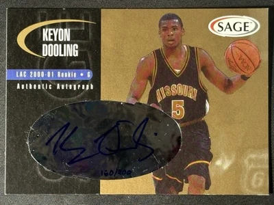 2000 Sage Authentic Auto Gold Keyon Dooling RC Rookie 160/200 A13 Tigers - Image 1 of 3