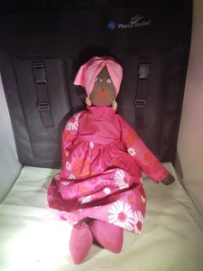 Bambola vintage Madre della Creazione Misericordia Sabal Dangriga Belize fatta a mano 24" - Foto 1 di 4