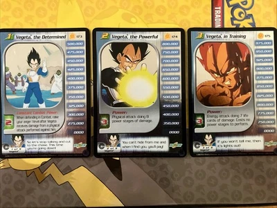 Vegeta Trunks Saga Starter Set Personality Lv1-3, DBZ CCG Score Card - Image 1 of 2