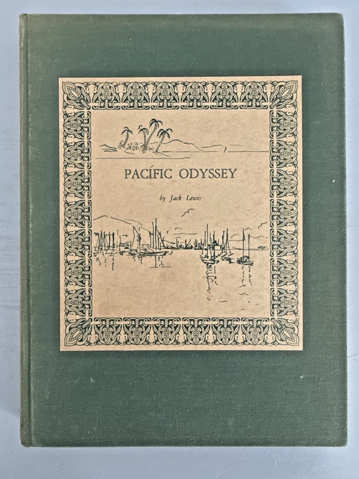 Jack Lewis Art Book PACIFIC ODYSSEY Hardcover 1950 1st Edition Numbered Delaware - Imagem 1 de 4