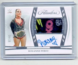 Roxanne Perez 2024 Panini Flawless Patch Auto/Autograph Card /25 - Picture 1 of 1