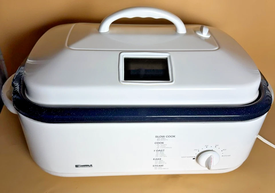 Kenmore KRT18BUF - 18 QT Roaster Oven & Buffet Server Electric Roast Bake Steam - Image 1 of 4