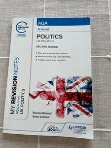 NEW My Revision Notes: AQA- Level Politics UK Politics 2nd Edition Study Guide - Picture 1 of 1