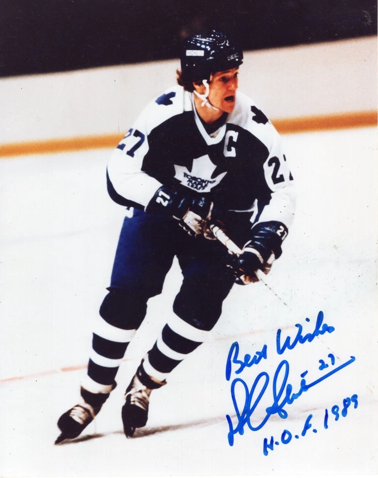 Foto autografiada de 8 x 10 de Darryl Sittler Toronto Maple Leafs HOF'er Foto 1 de 1