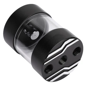 Black Computer Water Tank Built In Defoamer Cooling Reservoir G1/4 Thread DE - Bild 1 von 9