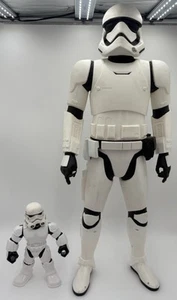 Star Wars First Order Stormtrooper Figur 32 Inch Motion & Hasbro Small Action - Bild 1 von 5