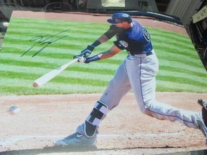 David Dahl Colorado Rockies Signed 11x14 Photo COA - Picture 1 of 1