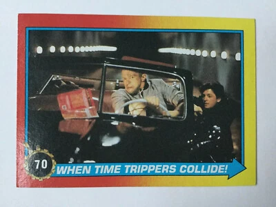 Topps Back To The Future Part II 2 Trading Card 70 When Time Trippers Collide - Image 1 of 2