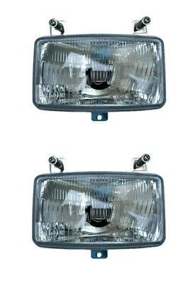 2x Scheinwerfer H4 mit Fernlicht und Abblendlicht f. Traktor Deutz Fahr Agrotron - Bild 1 von 4
