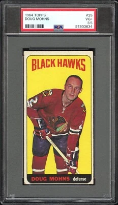 Topps 25 Doug Mohns 1964 PSA 3,5 97803634 Foto 1 de 2