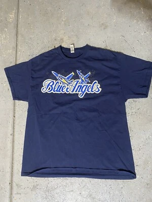 Camiseta azul marino ángeles talla XL Foto 1 de 3