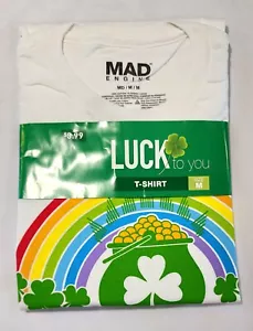 Maglietta Mad Engine Good Luck colore arcobaleno adulto MEDIA - Foto 1 di 2