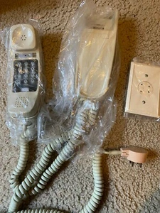 ITT Slimline Wall Phone- 1980 - with Trendline box - ASH color - Never Used! - Picture 1 of 4