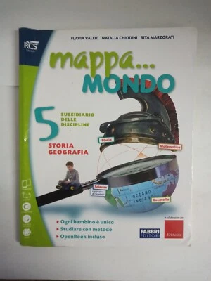 Map World 5 Sussidiario Valeri Brads Marzorati Opera Incomplete See Note - Image 1 of 2