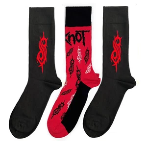 Confezione da 3 calze Slipknot - Adulto UK 7-11 (EU 41-46, US 8-12) - Foto 1 di 5