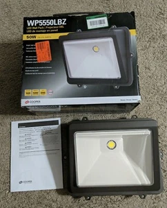 Cooper Lighting WP5550LBZ 5600 Lumens 50W / 150W  LED Wall Pack Bronze - Picture 1 of 3