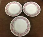 3 Cmielow Roulette 6-7/8" Bread Plates Made in Poland