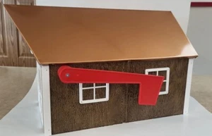 New Copper Tone Coil Roof Mailbox Chestnut White Trim Barn Style. Lancaster, PA. - Picture 1 of 5
