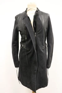 Diesel g-matoli Lederjacke Echt Leder Mantel Ledermantel UK12 Schwarz Gr,S Neu - Bild 1 von 3