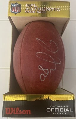 Denver Broncos Jacksonville Jaguars  Julius Thomas Signed Authentic Football - Image 1 of 2