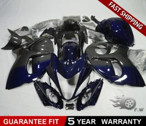 Blue & Black Carbon Fiber Fairing Kit For Hayabusa GSXR1300R 99-07 /08-20 /21-23 - Picture 1 of 10