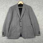 Reiss Blazer Mens 42 Grey Ruben Wool Blend Smart Dress Sport Coat Jacket