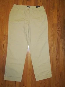 IZOD Gr. 12 Damenhosen, Bündchen, neu mit Etikett 36,99 $ (Foto # 2528) - Bild 1 von 3