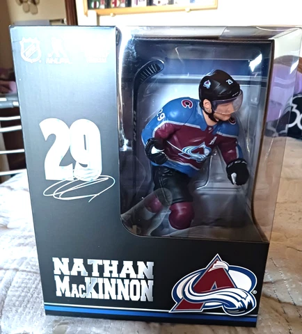 Imports Dragon NHL LTD 12" Figure - Colorado Avalanche Nathan MacKinnon Cover