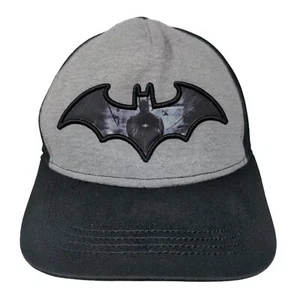 Batman Boy's Snapback Hat Black Gray Size L/XL 8+ Years Embroidered Logo - Picture 1 of 8