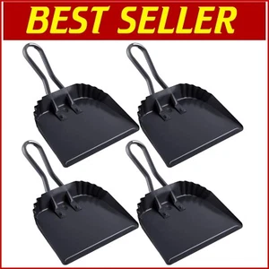 4 Pack Heavy-Duty Metal Dustpan - Wide 12 - Picture 1 of 8