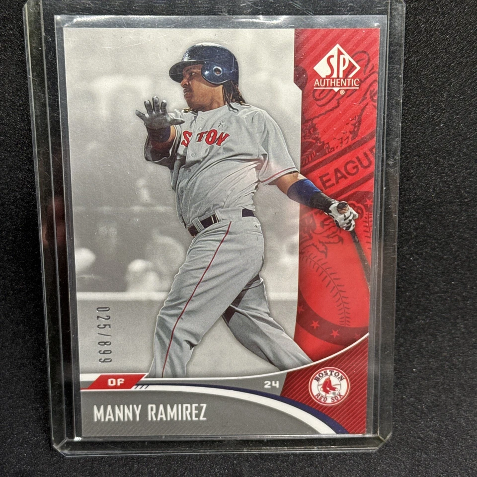 2006 SP Authentic Manny Ramirez #113 025/899 - Image 1 of 3